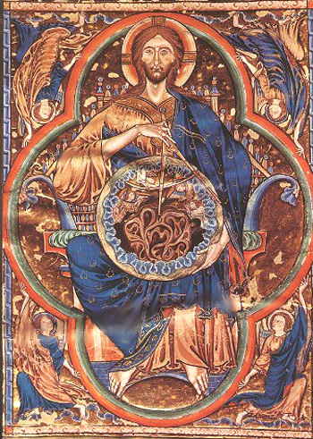 Chrsit Pantocrator creating the universe