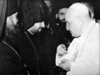 John XXIII with Russian observers at Vatican II