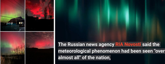 russia aureola borealis