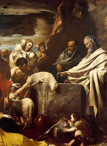 moses sacrifice mass history early prefigured