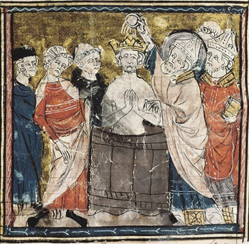 St. Remigius baptizing Clovis