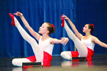 young ballet dancers