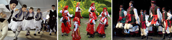 folk dancers