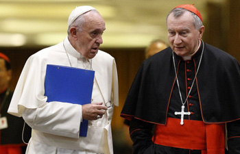 Francis and Card. Parolin