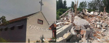 church destruction china