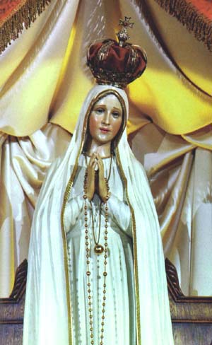 A statue of Our Lady