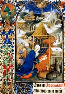 The Nativity from the Bedford Hours