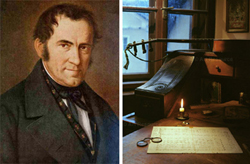 Franz Gruber & his desk