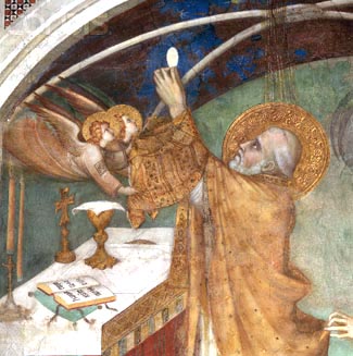 The Elevation of the Host, by Simone Martini