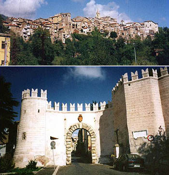 the city of Genezzano's main gate