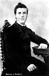 St Pius X as a young priest
