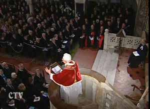 Benedict preaches in the Protestant temple of Rome