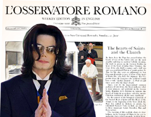 Michael Jackson and the Osservatore Romano