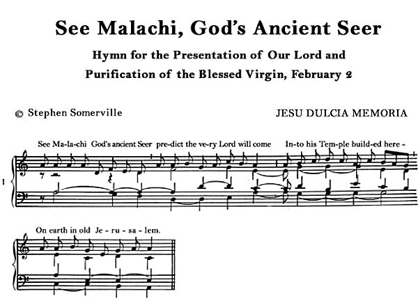 See Malachi, sheet music
